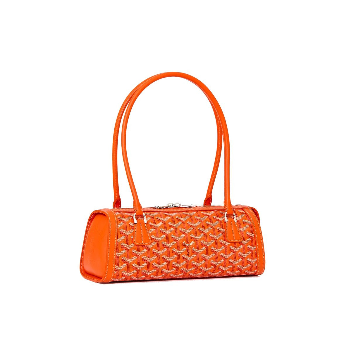 Round Structured Top-Handle Bag