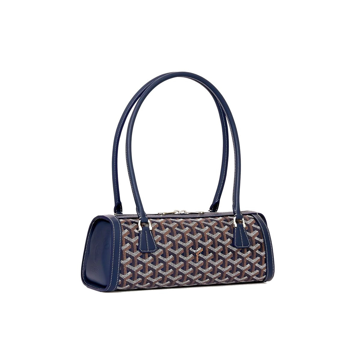 Round Structured Top-Handle Bag