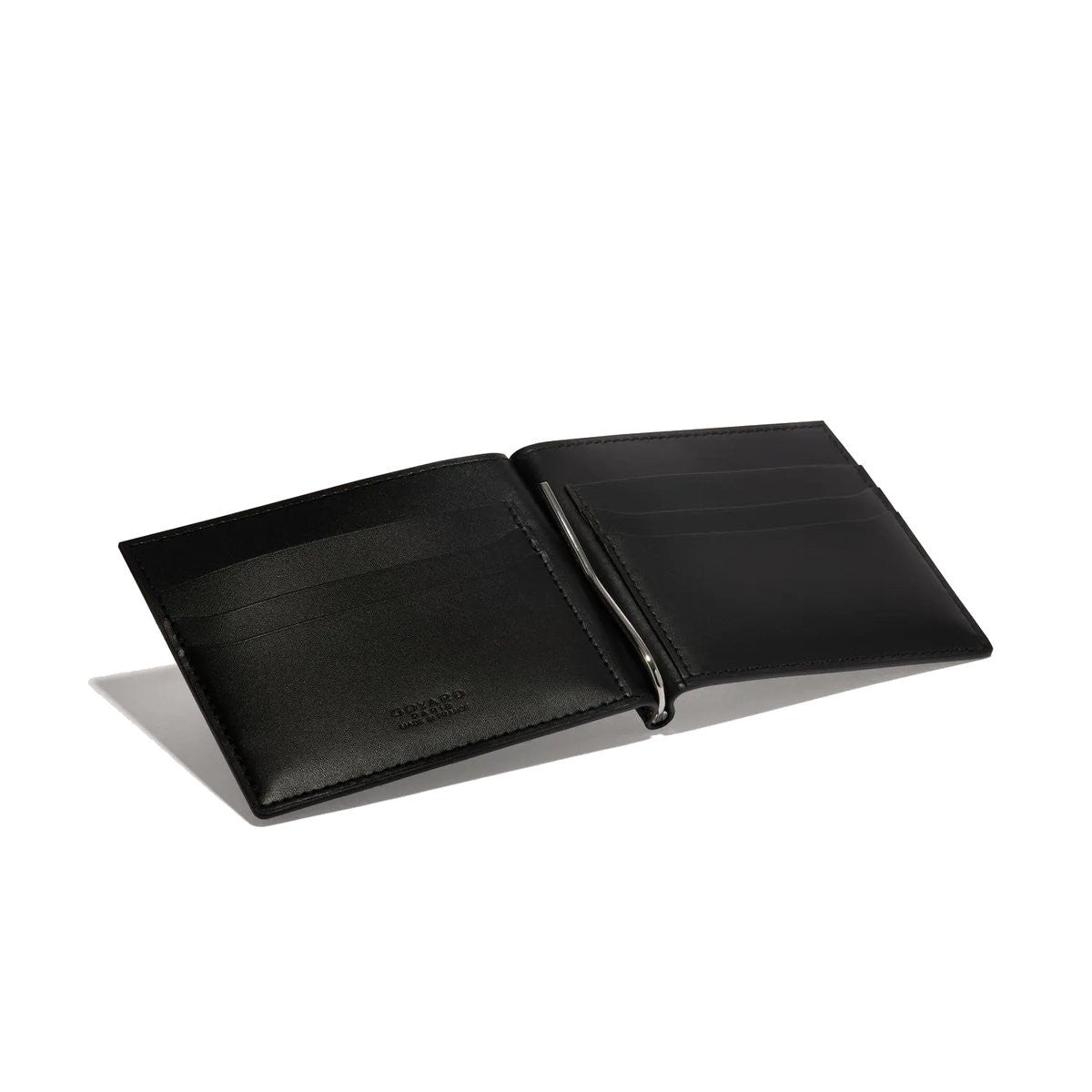 Leather Money Clip Card Holder
