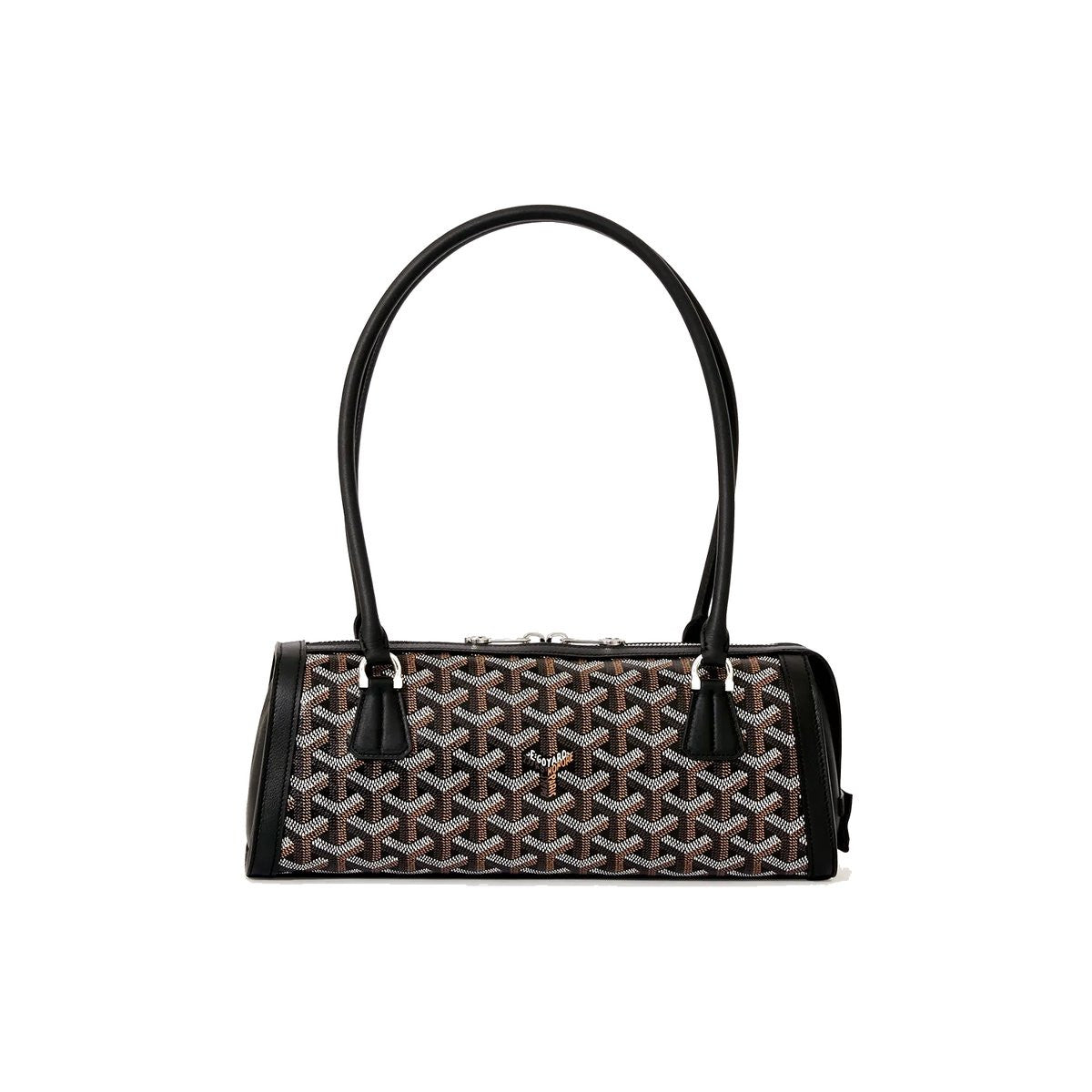 Round Structured Top-Handle Bag