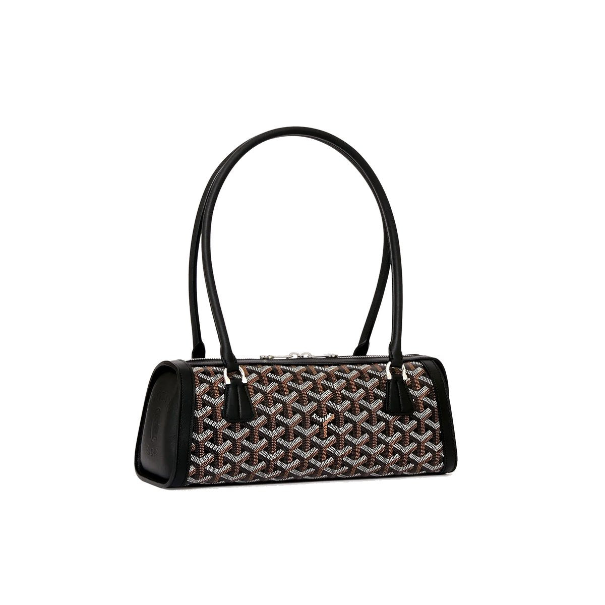 Round Structured Top-Handle Bag