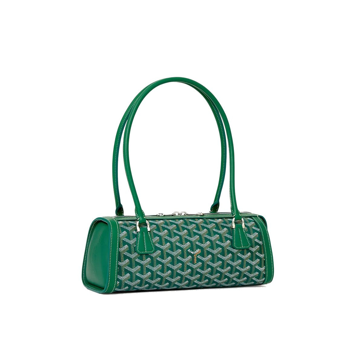 Round Structured Top-Handle Bag