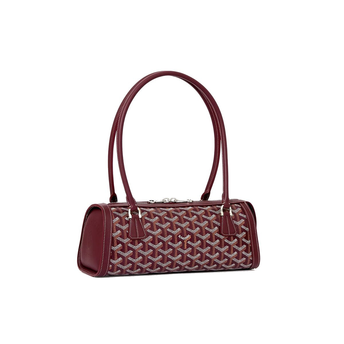 Round Structured Top-Handle Bag
