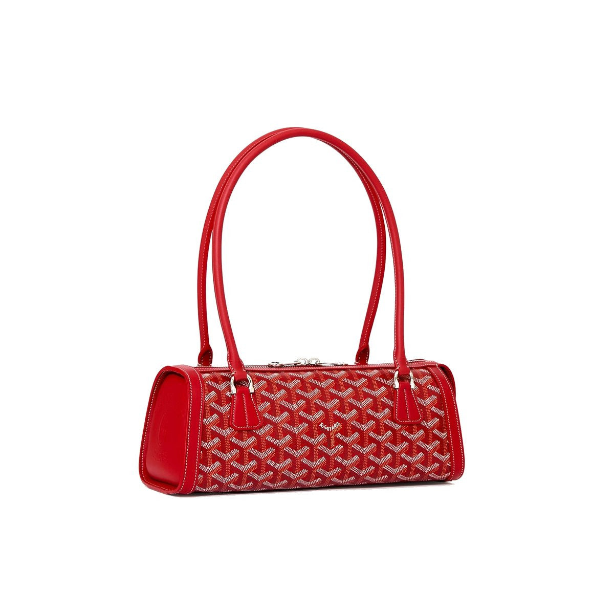 Round Structured Top-Handle Bag