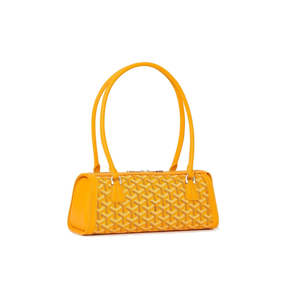 Round Structured Top-Handle Bag