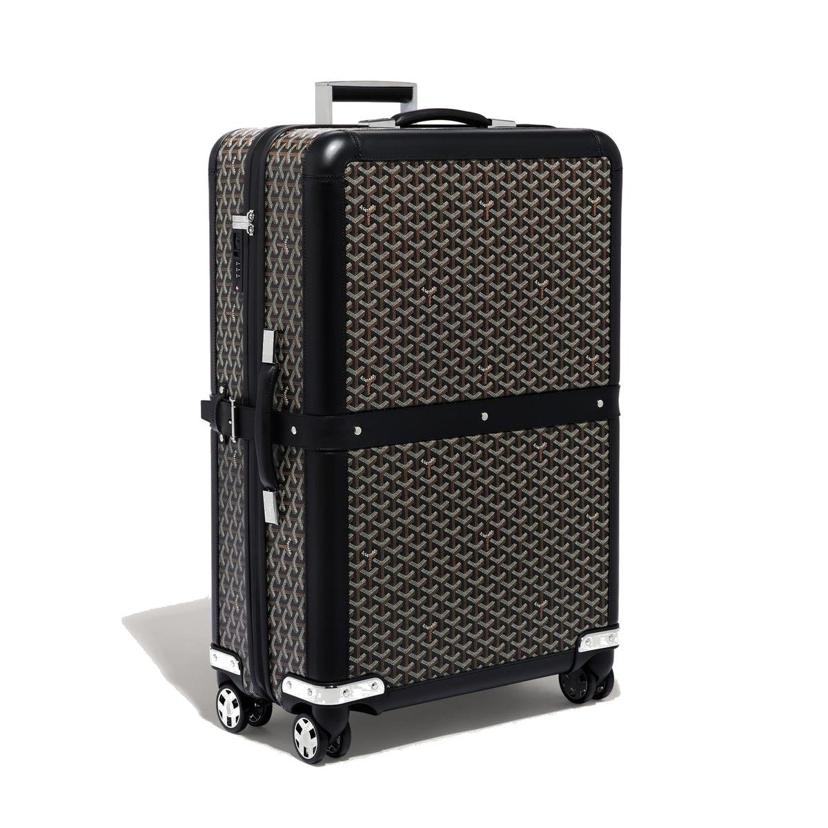 Canvas Rolling Suitcase - Large